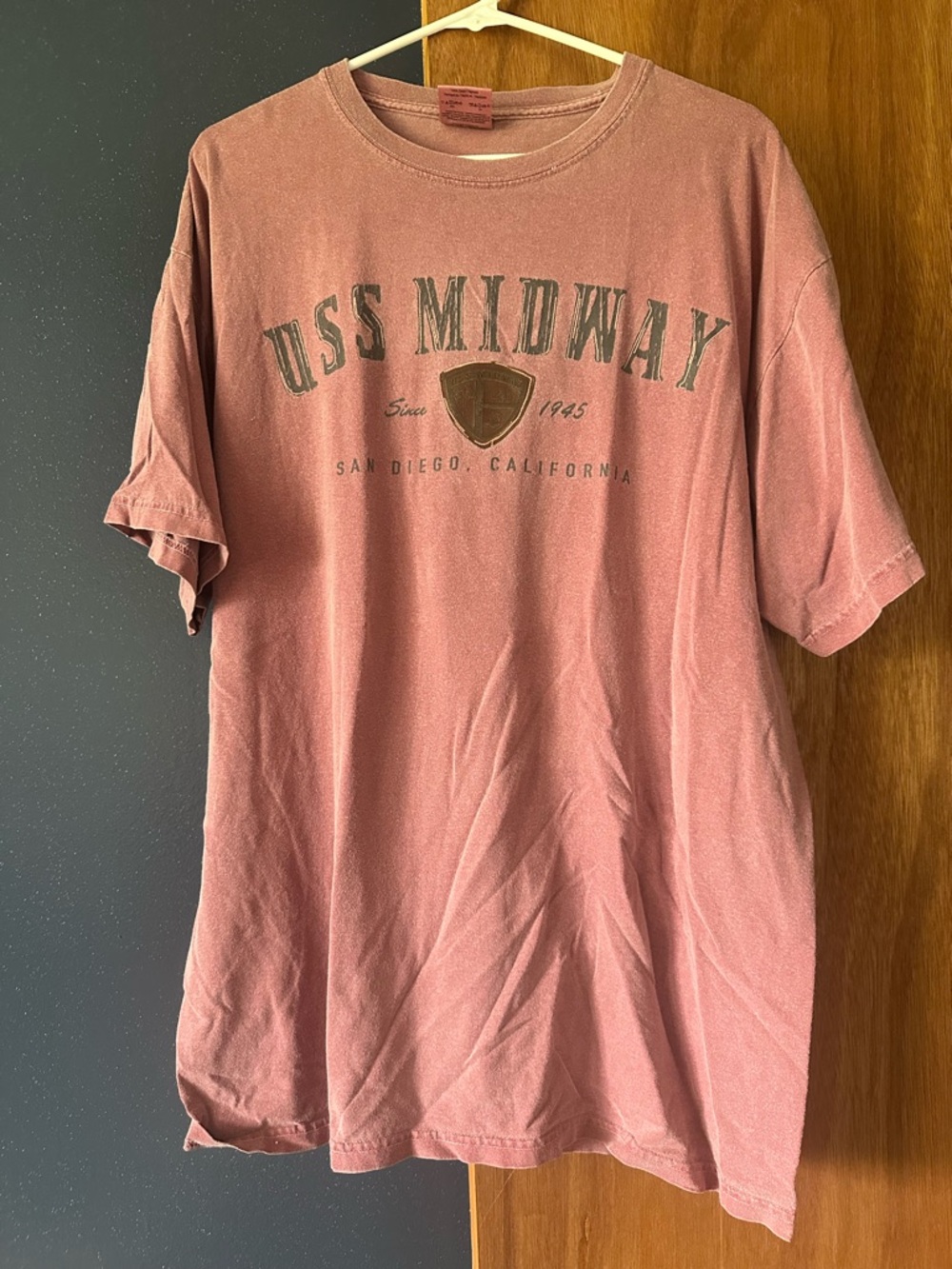 Comfort Colors Faded Rose Crewneck Tee